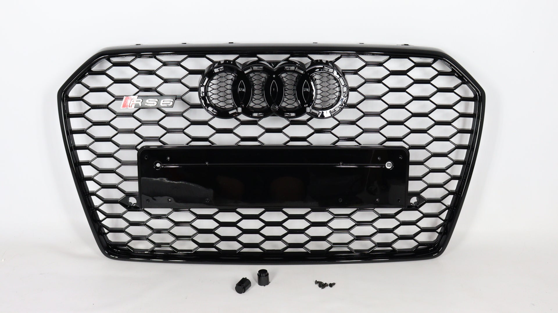 Für Audi A6 C7 2014-2018 Wabengrill Grill RS6 Black Optik