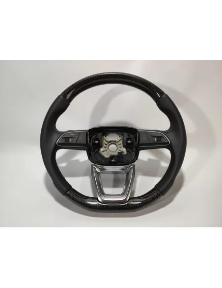  - Steering Wheels - 奥迪 Q7 Q5 B9 碳纤维真皮方向盘 - 1 - 从 Tuneverse 购买奥迪 Q7 Q5 B9 碳纤维真皮方向盘！以高品质提升您的驾驶体验。立即订购！✈️⚡️