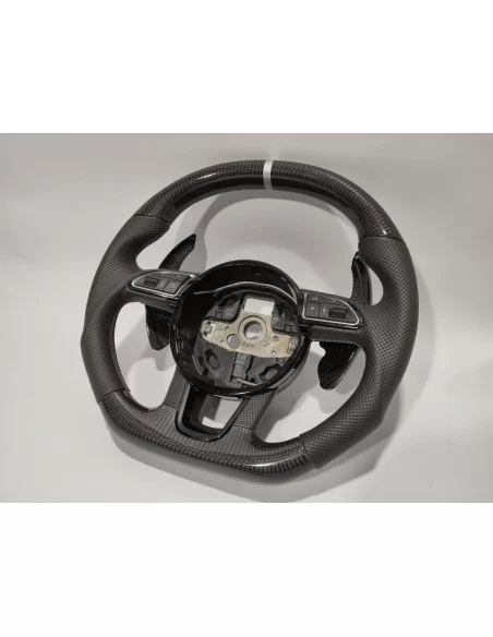  - Steering Wheels - 奥迪 A4 A3 A5 Q3 Q5 碳纤维真皮方向盘 - 3 - 奥迪 A4 A3 A5 Q3 Q5 碳纤维真皮方向盘出售！Tuneverse™ 提供优质碳纤维部件。快速发货✈️ 附带保修❗️