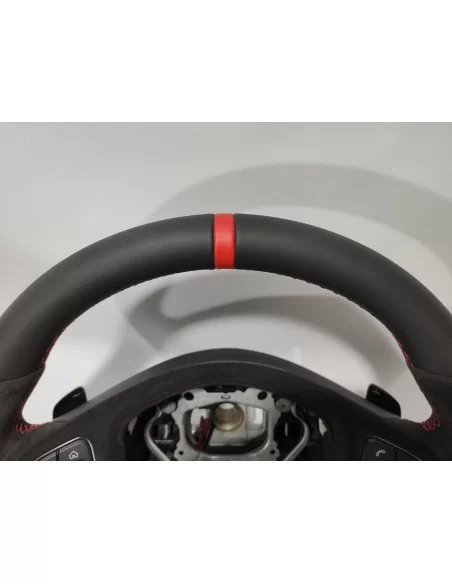  - Steering Wheels - Mercedes-Benz GLE GLC GLS C CLA W205 W166 X166 Steering Wheel Leather Alcantara - 8 - Enhance your driving 