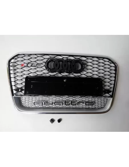  - Audi A6 2011-2014 (C7) - Audi RS6 chrome QUATTRO front bumper radiator grille for Audi A6 2012-2015 - 13 - Buy the Audi RS6 c