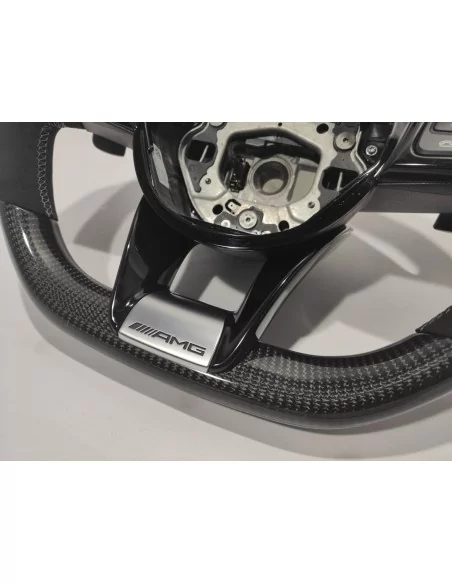  - Steering Wheels - Mercedes-Benz GLE GLC GLS W205 Рульове колесо з карбонової алькантари - 8 - Покращіть свій досвід водіння з