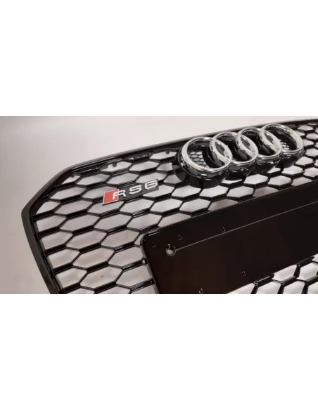  - Audi - Audi RS6 Frontstoßstange Kühlergrill schwarz für Audi A6 2016-2018 - 3 - Kaufen Sie den Audi RS6 Frontstoßstangen-Kühl