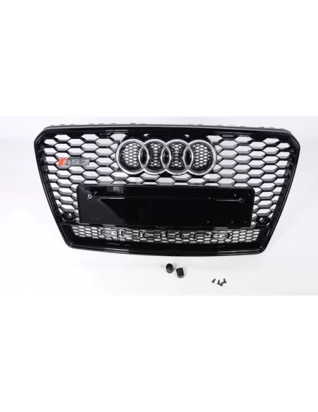  - Audi - Audi RS7 front bumper radiator grille black QUATTRO for Audi A7 2010-2014 - 2 - Buy the Audi RS7 bumper radiator grill