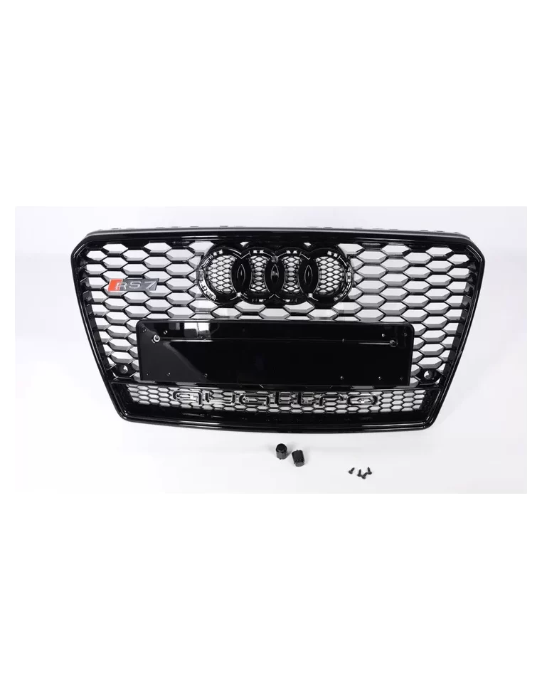  - Audi - Audi RS7 front bumper radiator grille black QUATTRO for Audi A7 2010-2014 - 1 - Buy the Audi RS7 bumper radiator grill