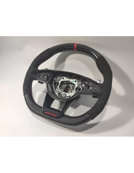  - Steering Wheels - Mercedes-Benz GLE GLC GLS W205 Рульове колесо з карбонової алькантари - 3 - Підніміть свій рівень комфорту 