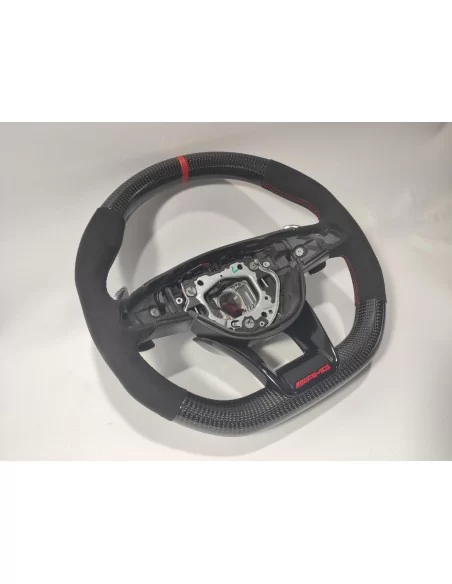  - Steering Wheels - Mercedes-Benz GLE GLC GLS W205 Рульове колесо з карбонової алькантари - 4 - Підніміть свій рівень комфорту 