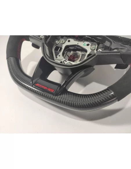  - Steering Wheels - Mercedes-Benz GLE GLC GLS W205 Рульове колесо з карбонової алькантари - 5 - Підніміть свій рівень комфорту 