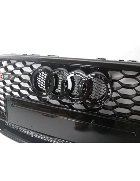  - Audi - Audi RS7 front bumper radiator grille Black QUATTRO for Audi A7 2014-2017 - 10 - Buy the Audi RS7 bumper radiator gril