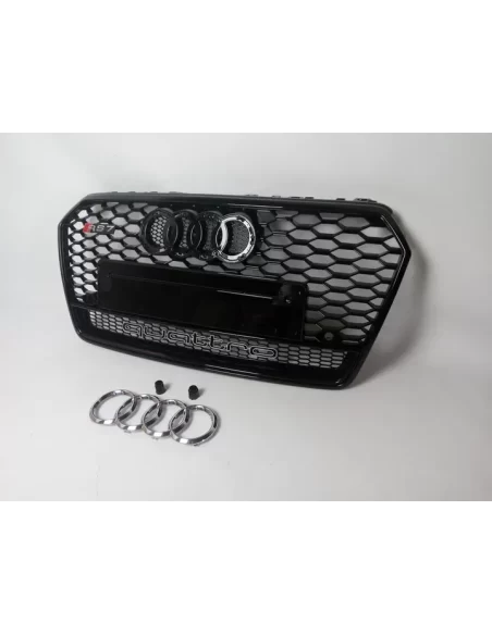  - Audi - Audi RS7 front bumper radiator grille Black QUATTRO for Audi A7 2014-2017 - 11 - Buy the Audi RS7 bumper radiator gril