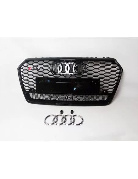  - Audi - Audi RS7 front bumper radiator grille Black QUATTRO for Audi A7 2014-2017 - 1 - Buy the Audi RS7 bumper radiator grill