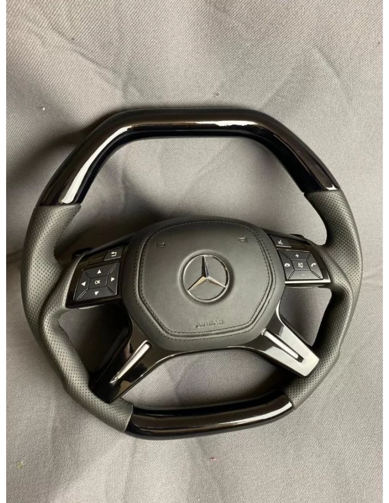  - Steering Wheels - Kierownica Mercedes-Benz W463 X166 W166 W212 Skóra fortepianowa czarna - 1 - Kierownica Mercedes-Benz W463 