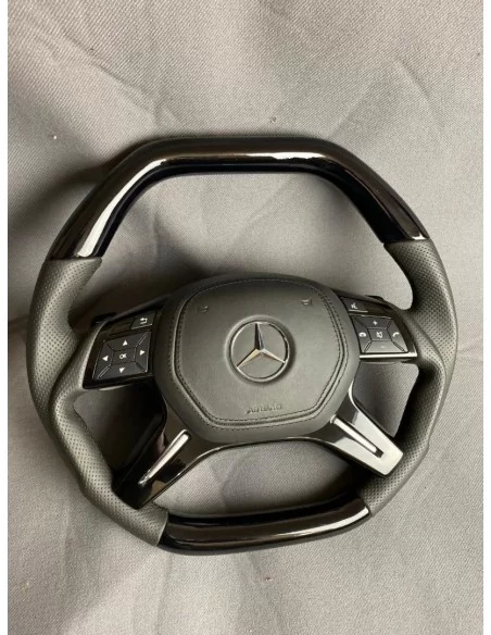  - Steering Wheels - Mercedes-Benz W463 X166 W166 W212 Кермо рояльне чорне шкіра - 1 - Купуйте Кермо Mercedes-Benz W463 X166 W16