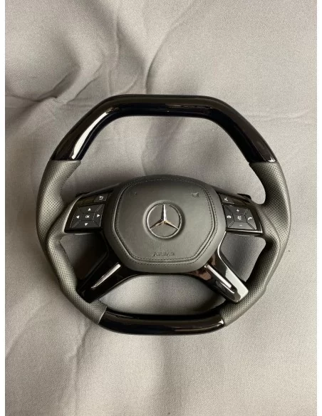  - Steering Wheels - Kierownica Mercedes-Benz W463 X166 W166 W212 Skóra fortepianowa czarna - 2 - Kierownica Mercedes-Benz W463 