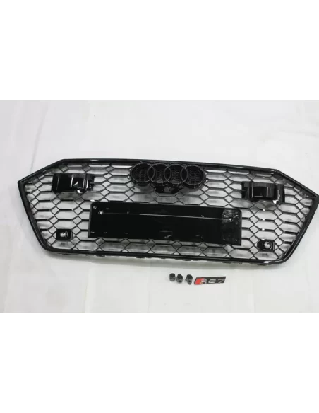  - Audi - Audi RS7 Black front bumper radiator grille for Audi A7 2019+ - 2 - Buy the Audi RS7 black front bumper radiator grill