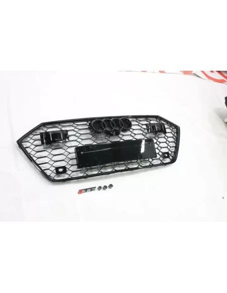  - Audi - Audi RS7 Black front bumper radiator grille for Audi A7 2019+ - 4 - Buy the Audi RS7 black front bumper radiator grill