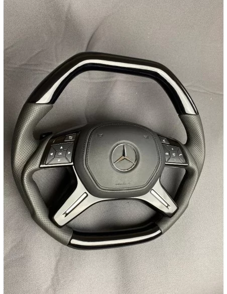  - Steering Wheels - Kierownica Mercedes-Benz W463 X166 W166 W212 Skóra fortepianowa czarna - 7 - Kierownica Mercedes-Benz W463 