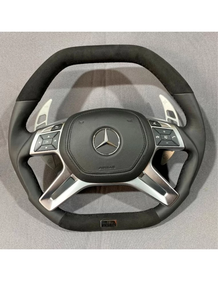  - Steering Wheels - Mercedes-Benz W463 X166 W166 W212 Кермо шкіряне з алькантари - 1 - Купити кермо Mercedes-Benz W463 X166 W16