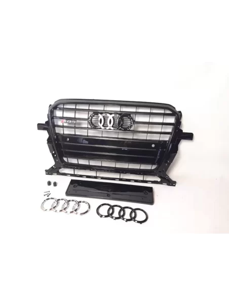  - Audi - Audi SQ5 BLACK front bumper radiator cover for Audi Q5 2012-2015 S-Line - 17 - Audi SQ5 BLACK front bumper radiator co