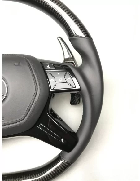  - Steering Wheels - Kierownica Mercedes-Benz W463 X166 W166 W212 ze skóry węglowej - 6 - Kierownica Mercedes-Benz W463 X166 W16