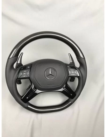  - Steering Wheels - Kierownica Mercedes-Benz W463 X166 W166 W212 ze skóry węglowej - 9 - Kierownica Mercedes-Benz W463 X166 W16