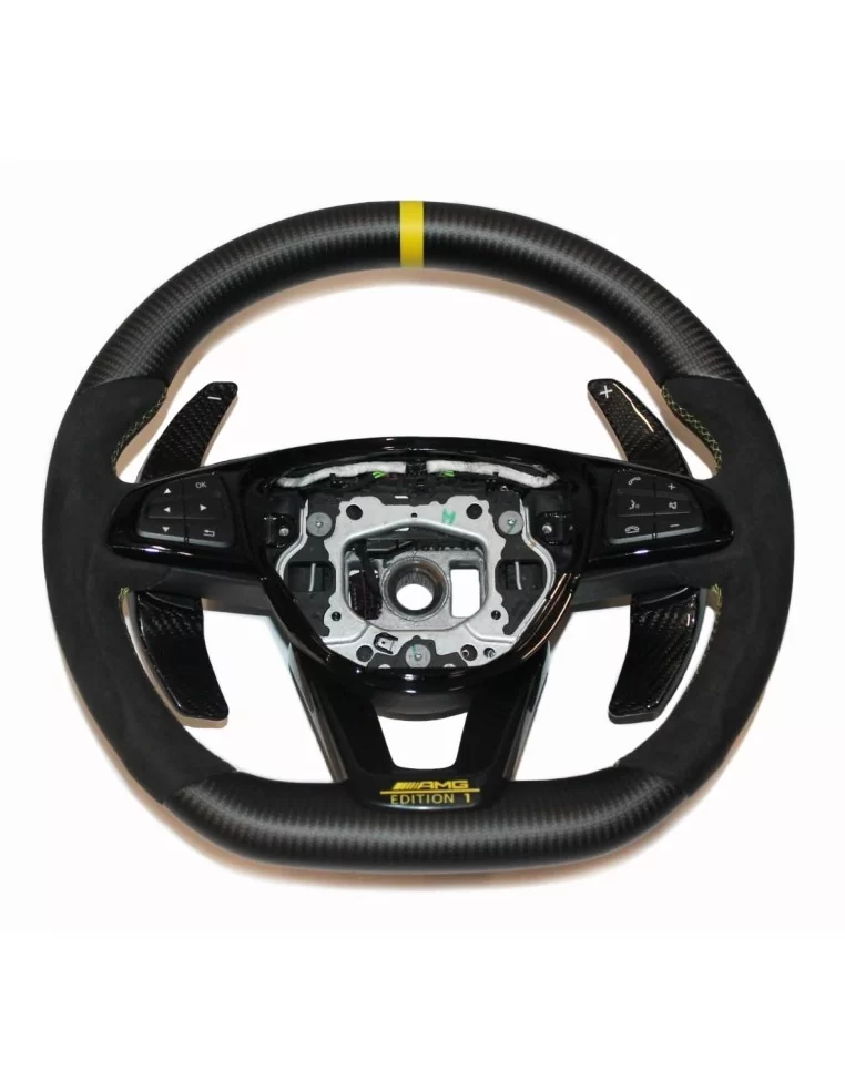  - Steering Wheels - Кермо з вуглецевого волокна для Mercedes-Benz W205 W213 C-Class E-Class AMG EDITION - 1 - Оновіть свій Merc