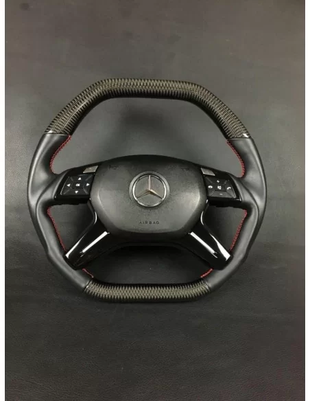  - Volante - Volante de fibra de carbono para Mercedes-Benz Mercedes-Benz Clase G Clase E ML GL W463 W166 W212 - 3 - ¡Comprar Vo