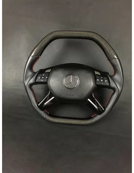  - Steering Wheels - Carbon fiber steering wheel for Mercedes-Benz Mercedes-Benz G-Class E-Class ML GL W463 W166 W212 - 4 - Buy 