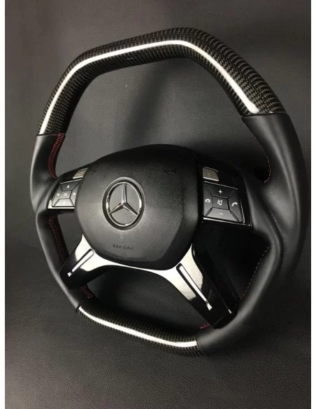  - Volante - Volante de fibra de carbono para Mercedes-Benz Mercedes-Benz Clase G Clase E ML GL W463 W166 W212 - 11 - ¡Comprar V