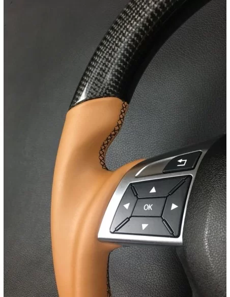  - Volant - Volant en fibre de carbone pour Mercedes-Benz Classe G Classe E GL ML W463 W166 W212 Cuir - 9 - Achetez le Volant en