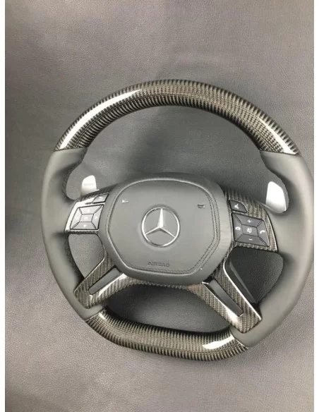  - Steering Wheels - Карбонове кермо AMG для Mercedes-Benz G-Class W463 W166 W212 E-Class GL ML - 2 - Купуйте карбонове кермо AM