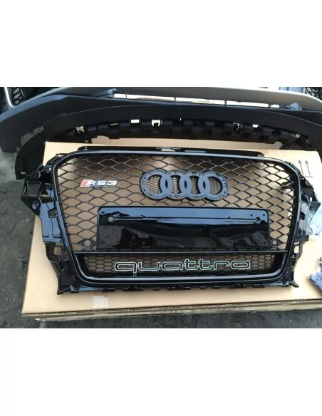  - Home - Audi A3 2012-2015 bumper with grille in RS3 Black Quattro style - 5 - Buy the Audi A3 2012-2015 Bumper with Grille in 