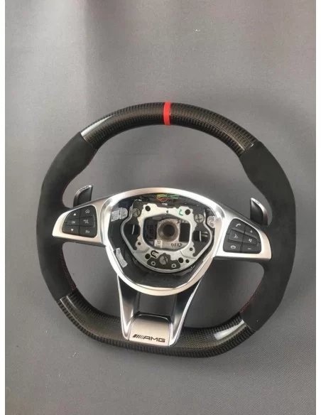  - Steering Wheels - Carbon fiber AMG Steering Wheel for Mercedes-Benz W205 W213 C-Class E-Class - 2 - Elevate your Mercedes-Ben