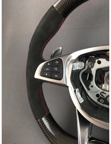  - Steering Wheels - Кермо AMG з вуглецевого волокна для Mercedes-Benz W205 W213 C-Class E-Class - 3 - Підніміть свій Mercedes-B