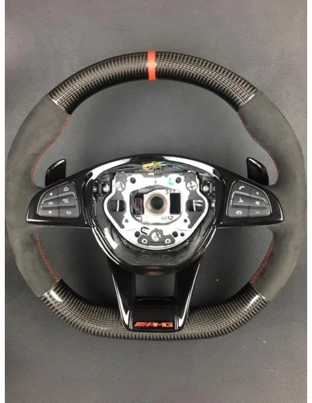  - Steering Wheels - 用于梅赛德斯-奔驰 W205 W213 E 级 C 级轿车的碳纤维 AMG 方向盘 - 1 - 为您的梅赛德斯-奔驰 W205 W213 E 级 C 级轿车升级碳纤维 AMG 方向盘，提升时尚感和性能！✉️✏️