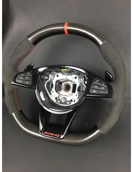  - Steering Wheels - 用于梅赛德斯-奔驰 W205 W213 E 级 C 级轿车的碳纤维 AMG 方向盘 - 2 - 为您的梅赛德斯-奔驰 W205 W213 E 级 C 级轿车升级碳纤维 AMG 方向盘，提升时尚感和性能！✉️✏️