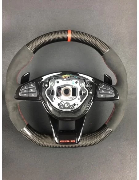  - Steering Wheels - 用于梅赛德斯-奔驰 W205 W213 E 级 C 级轿车的碳纤维 AMG 方向盘 - 3 - 为您的梅赛德斯-奔驰 W205 W213 E 级 C 级轿车升级碳纤维 AMG 方向盘，提升时尚感和性能！✉️✏️