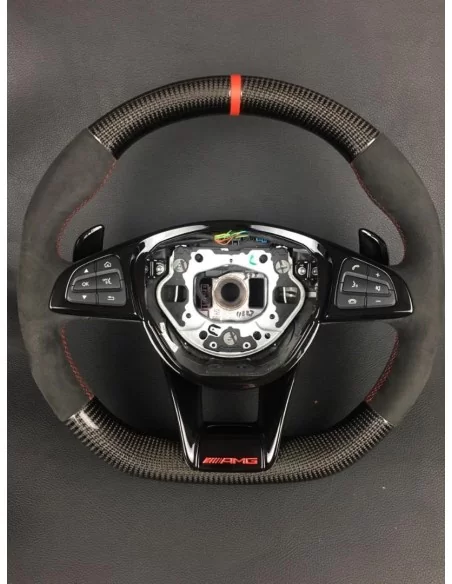  - Steering Wheels - 用于梅赛德斯-奔驰 W205 W213 E 级 C 级轿车的碳纤维 AMG 方向盘 - 4 - 为您的梅赛德斯-奔驰 W205 W213 E 级 C 级轿车升级碳纤维 AMG 方向盘，提升时尚感和性能！✉️✏️