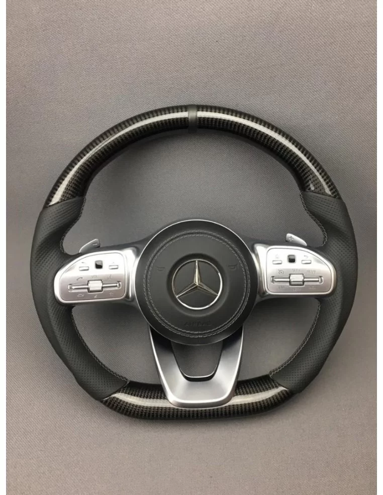  - Volante - Volante in fibra di carbonio AMG pack per Mercedes-Benz Classe G W463a - 1 - Acquista il volante in fibra di carbon