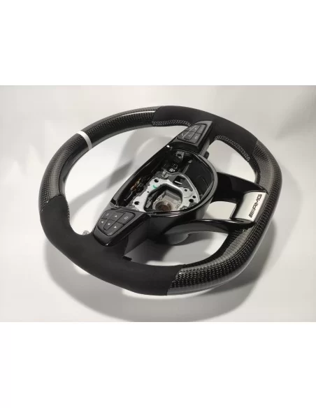  - Steering Wheels - 梅赛德斯-奔驰 A B S V CLA GLA GLE GLS GLC 碳阿尔坎塔拉方向盘 - 11 - 从 Tuneverse 购买梅赛德斯-奔驰 A B S V GLE GLS GLA 碳阿尔坎塔拉方向盘！现在