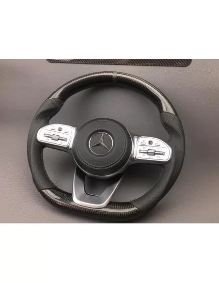  - Steering Wheels - Kierownica AMG z włókna węglowego dla Mercedes-Benz Klasy G W463a - 6 - Kierownica AMG z włókna węglowego d