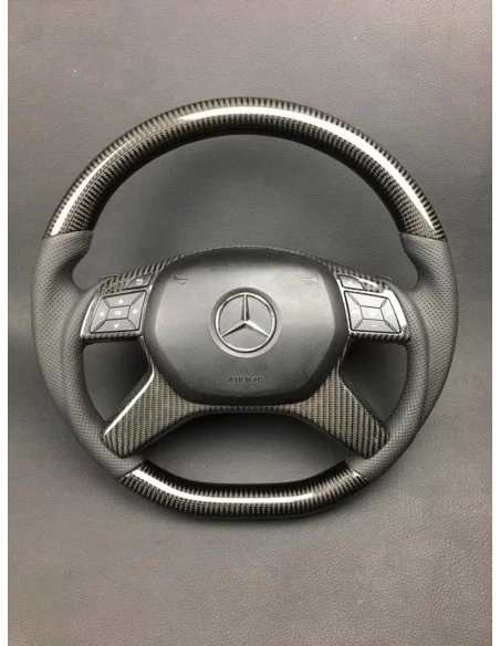  - Lenkräder - Kohlefaserlenkrad für Mercedes-Benz G-Klasse W463 W166 W212 E-Klasse GL ML - 1 - Kohlefaserlenkrad für Mercedes-B