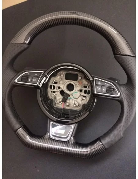  - Steering Wheels - Audi RS6 RS4 RS5 RS7 SQ5 S4 S5 Кермо з карбонової шкіри - 5 - Купіть карбонову шкіру керма Audi RS6 RS4 RS5