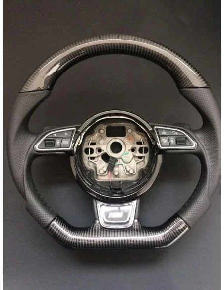  - Steering Wheels - Audi RS6 RS4 RS5 RS7 SQ5 S4 S5 Кермо з карбонової шкіри - 6 - Купіть карбонову шкіру керма Audi RS6 RS4 RS5