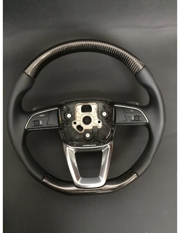  - Steering Wheels - Audi Q7 Steering Wheel Carbon Leather - 1 - Get Audi Q7 Steering Wheel Carbon Leather at Tuneverse! Elevate