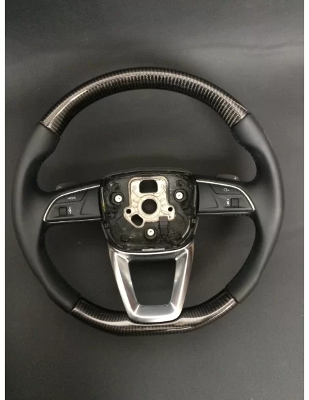  - Steering Wheels - Кермо Audi Q7 з карбонової шкіри - 1 - Придбайте карбонове оздоблення керма Audi Q7 в Tuneverse! Покрасьте 