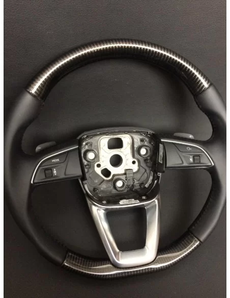  - Steering Wheels - Kierownica Audi Q7 ze skóry węglowej - 3 - Kierownica Audi Q7 ze skóry węglowej