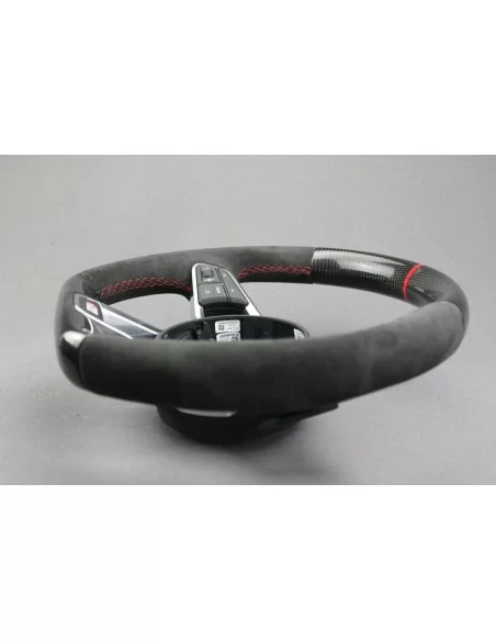  - Steering Wheels - Кермо Audi TT R8 Carbon Alcantara - 12 - Придбайте карбоновий обвіс керма Audi TT R8 в Tuneverse! Додайте і