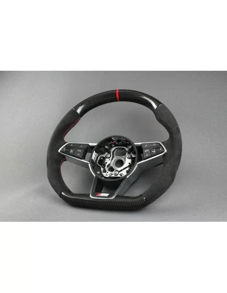  - Steering Wheels - Audi TT R8 Steering Wheel Carbon Alcantara - 13 - Get Audi TT R8 Steering Wheel Carbon Alcantara at Tunever