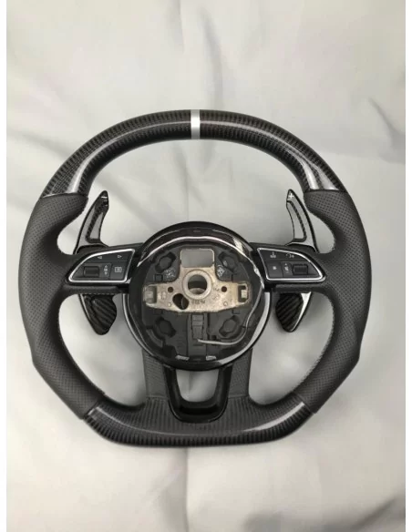  - Steering Wheels - Audi Q5 SQ5 Q7 A1 A3 SQ7 Steering Wheel Carbon Leather - 1 - Discover Audi Q5 SQ5 Q7 A1 A3 SQ7 Steering Whe